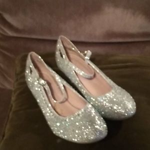 Silver glitter shoes ( girl's)